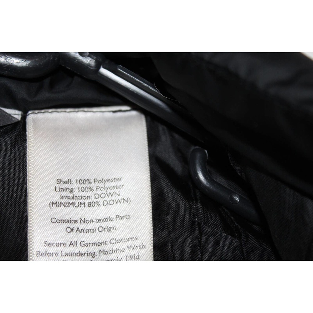 Eddie Bauer MicroLight 650 Down Fill Puffer Jacket Black Men's Size Large H14147 - Picture 7 of 10